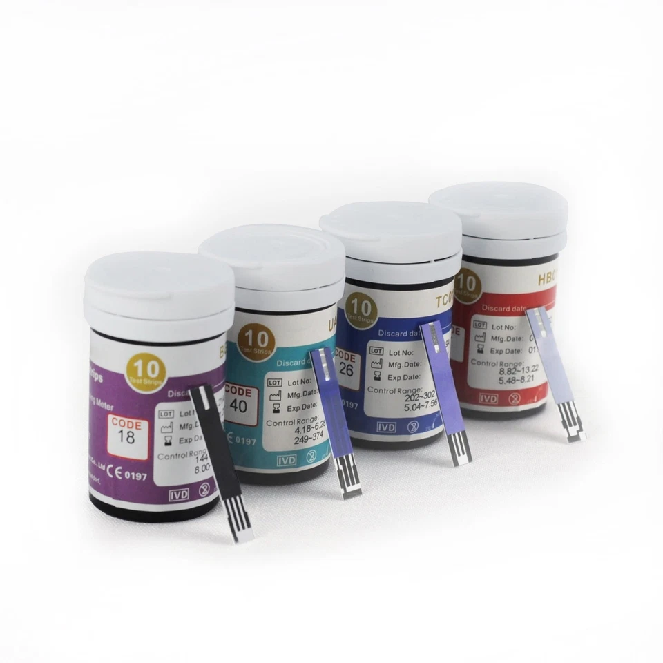 ACCU-ANSWER ISAW ACCU ANSWER 150 TESTPAKET. CHOLESTERIN, HÄMOGLOBIN, HARNSÄURE, GLUKOSE...