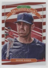 2020 Donruss Optic Diamond Kings Choice Freedom Prizm 8/45 Shane Bieber #18 v6p