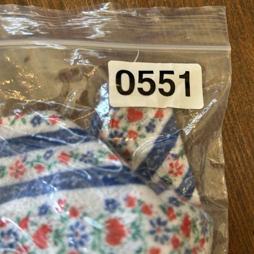 Lanz Of Salzburg Girl Flannel Nightgown Size 4T Blue White Hearts Long Sleeve - Picture 9 of 9