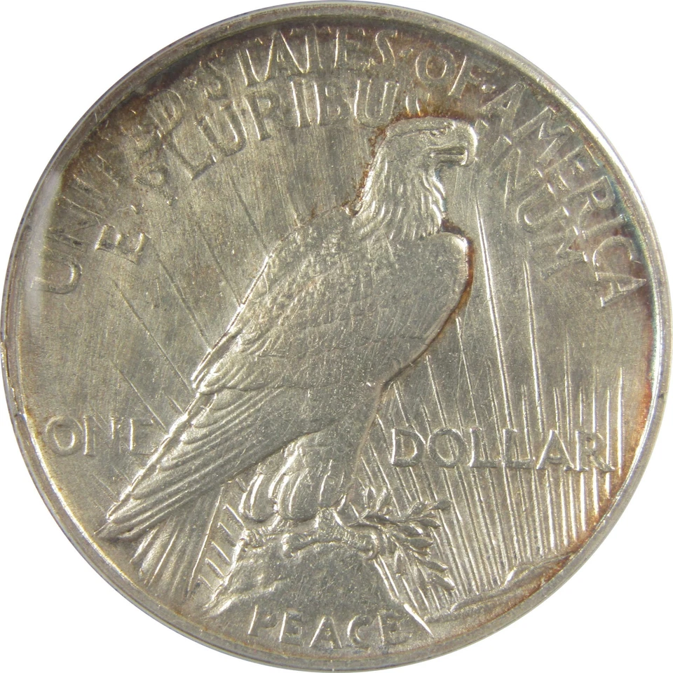 1921 High Relief Peace Dollar AU 55 Details ANACS Silver SKU:I21391 - Image 4 of 4