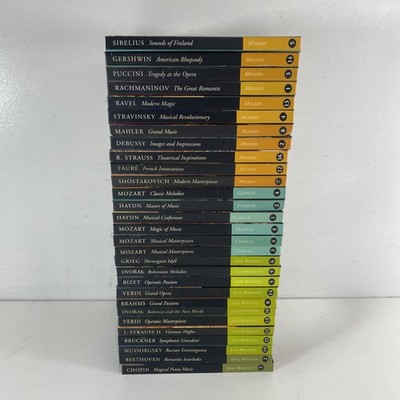 Lot of 29 The Classic Composers Classical Music Compact Discs CD & Booklet Sets
