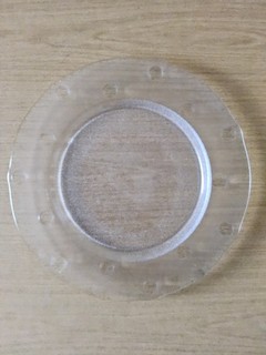 Schöner Dekoteller Glasteller