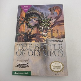 The Battle of Olympus - Case Only - Authentic Art - Rental - Nintendo Nes -