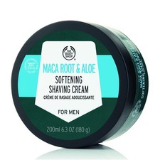 The Body Shop Maca Root  Aloe Softening Shaving Cream for Men, 6.3 Oz