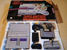Super Nintendo SNES With Super Mario World