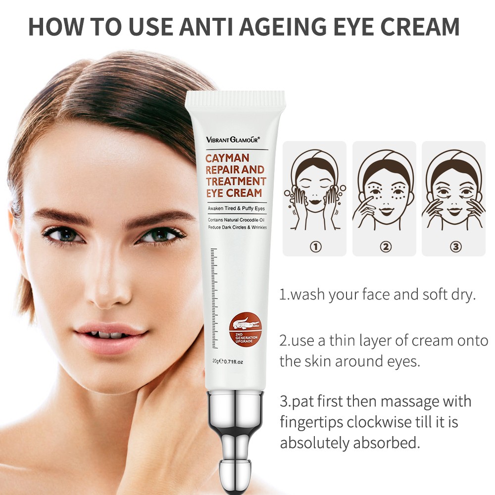 Eye Cream Instant Remove Eye Bags Dark Circles Anti Wrinkle Depuffing Firming