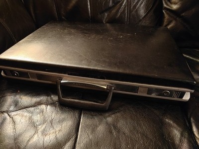 Vintage Samsonite Thin Hardshell Attaché Briefcase 12''Hx18''Lx3.5 W No Key