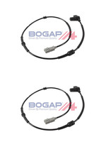 2X Bogap ABS-SENSOR Raddrehzal Vorne Links+Rechts Passend FüR CitroËN Xsara