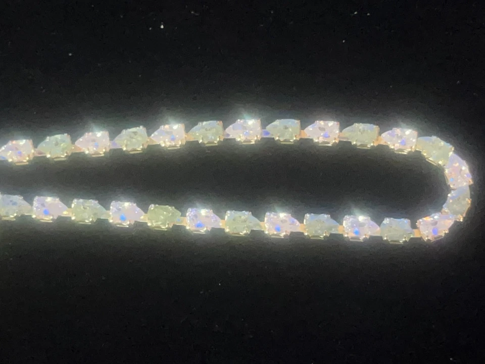 Pulsera Jade Simulado S925 para Mujer (Pulido Dorado) 1 de 1 Foto 3 de 4