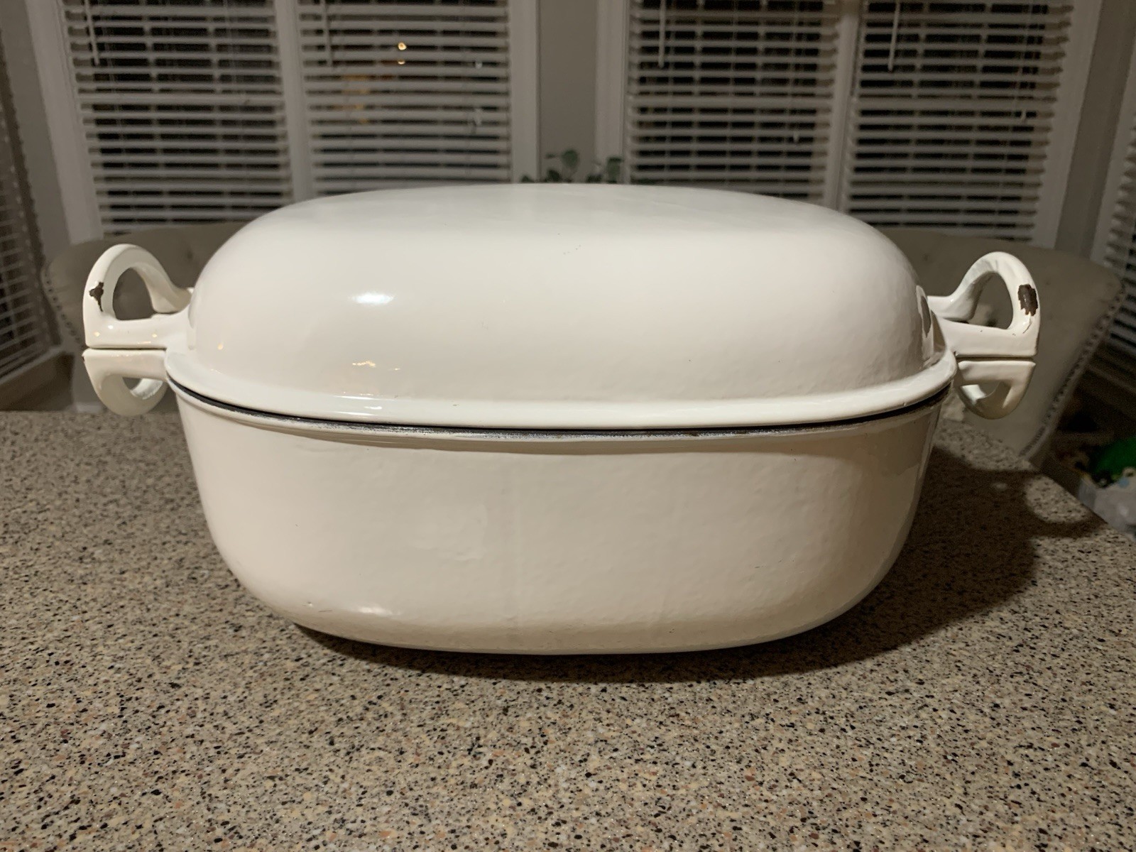 VINTAGE DANSK KOBENCAST ENAMEL CAST IRON DUTCH OVEN ROASTER Jens Quistgaard