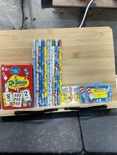 Dr Seuss Flash Cards W/20 Random Seuss  s Pencils ,Success Cards And Temp Tattoos