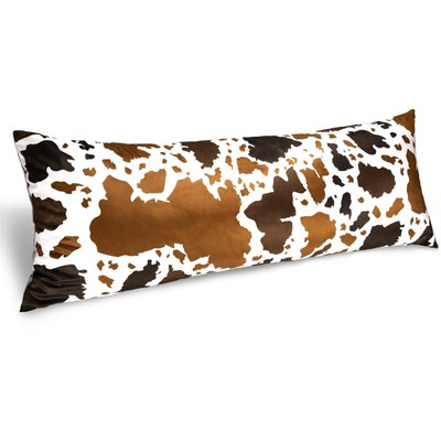 Body Pillow Cover 20x54 in Short Fleece Patterned Body Pillow Case Long Pillo...