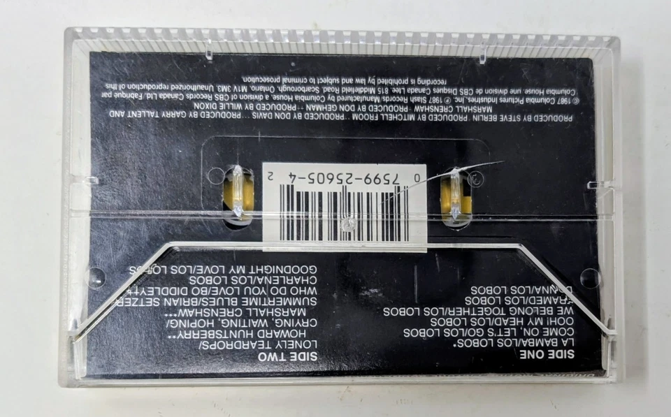 Various – La Bamba (1987) - Canada - Cassette VG+ (Tested) - Image 2 of 4