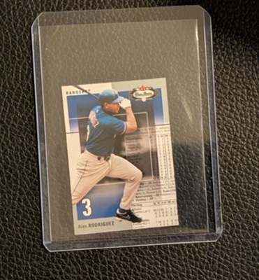 2003 Fleer Box Score Classic Miniatures #29 Alex Rodriguez Rangers PR:2400