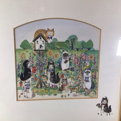 DIANE ELSON ダイアンエルソン 立体画 猫 イギリス DIANE ELSON