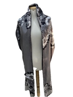 S43 Versace Rectangle Silk Multicolore Scarf 108/25 Inch Inch