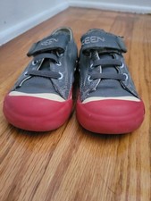 Keen Canvas Shark Sneakers Toddler Size 8 Hook and Loop