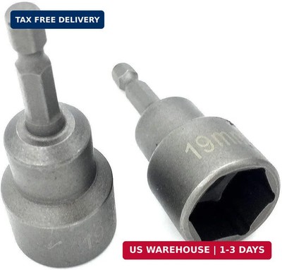 2pc Leveling Scissor rv-Jacks Socket Drill Adapter With 1/4 Quick Connect Hex Sh