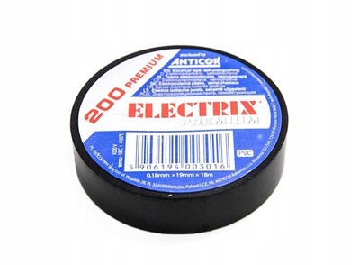 PVC Electrical Tape 19mm 18m Self-Extinguishing Cold Resistant