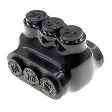 ILSCO PBTD-3-1/0 INSULATED MULTI-TAP CONNECTOR, 3 TAP, 1/0-14 WIRE SIZE