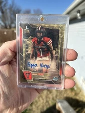 2025 Bowman Chrome U Reggie Virgil #BCA-RV Superfractor Auto 1/1 - Texas Tech