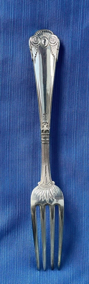Gorham Cluny Sterling Silver Dinner Fork 7⅝" - Mint 1880 Antique by Gorham - Image 2 of 4