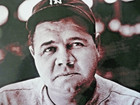 VINTAGE BABE RUTH CLOSEUP PHOTO – YANKEES ROAD GREY UNIFORM – ‘30s - EXCELLENT! — photo 3