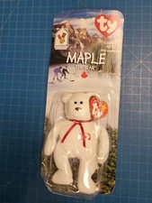 Ty Beanie Baby Maple Bear McDonald's Exclusive 1999 Canada Plush Toy NIB