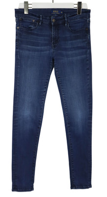 RALPH LAUREN Polo Jeans Womens W29 Skinny Fit Stretch Dark Wash Zip Fly
