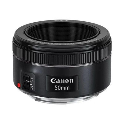 Canon EF 50mm f/1.8 STM Standard Prime Lens Auto & Manual Focus EF Mount 49mm