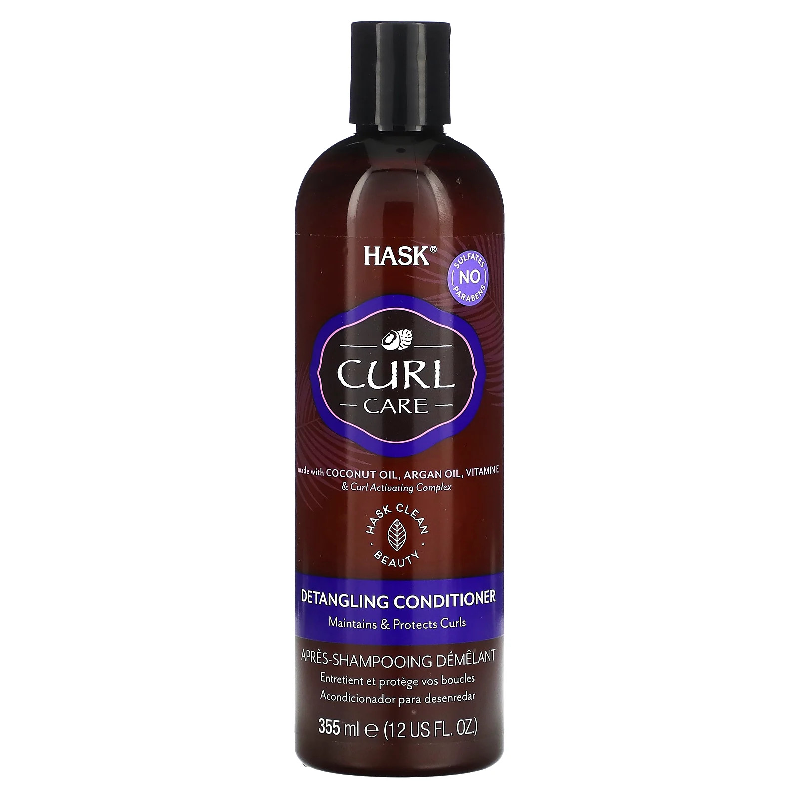 Curl Care, Распутывающий кондиционер для всех типов локонов, 12 жидких унций (355 мл)