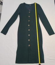 Fashion Nova Woman Green Sweater Dress Size L