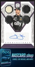 2020 Panini Chronicles #CMS-JJ Jimmie Johnson Cornerstones Materials Signatures