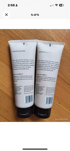 2 WOULD Men's Face Wash 4oz Refresh Soothe Fragrance Free Sealed Barstool Brand - Picture 2 of 5