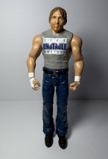 DEAN AMBROSE Mattel 2017 WWE Action Figure Unstable Grey T-shirt Jon Moxley AEW