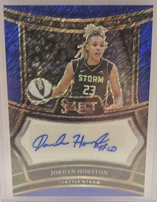 2025 Select WNBA Signatures Jordan Horston #SG-JH FOTL Blue Shimmer Auto /13