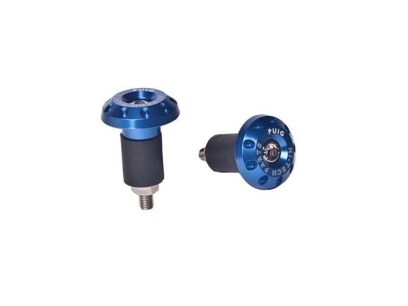 Puig Blue Racing Bar Ends Ducati Scrambler 1100 2018-2020