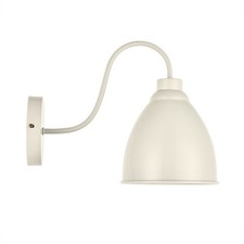 Vintage Wall Light Satin Clay White Cream