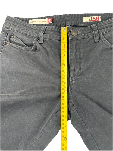 Jag Womens Black Stretch Denim Mid Rise Slim Straight Leg Jeans Size 11 - Picture 9 of 18