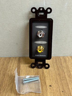 Emtech MSC-KV SINGLE GANG Camera and Video Out CONNECTION