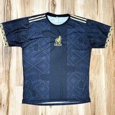 Adidas Mexico 2024 World Cup Away black & yellow jersey