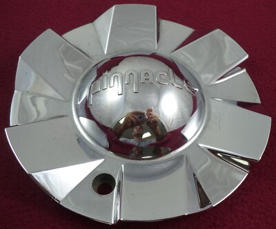 Pinnacle Wheels Chrome Custom Wheel Center Cap # LM84 (1)