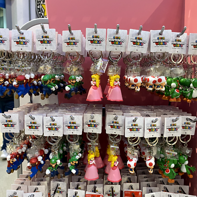 Super Nintendo World Limited Edition Keychain Set of 5 USJ Super
