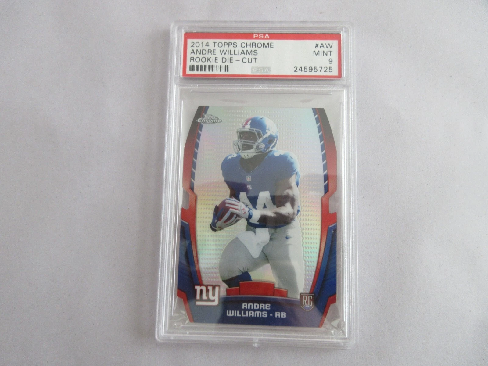 Andre Williams Topps Chrome Rookie Die-Cut #AW Base