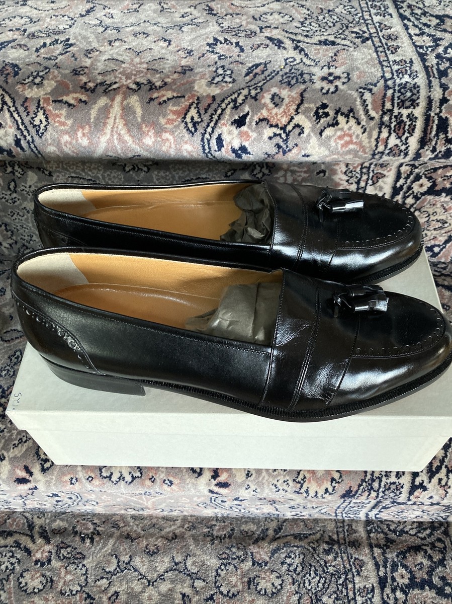 Mens Zanin for Botticelli Black Italian Leather Loafers  display picture 3