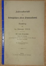 Altes Gymnasium Bamberg Jahresbericht Schulja...