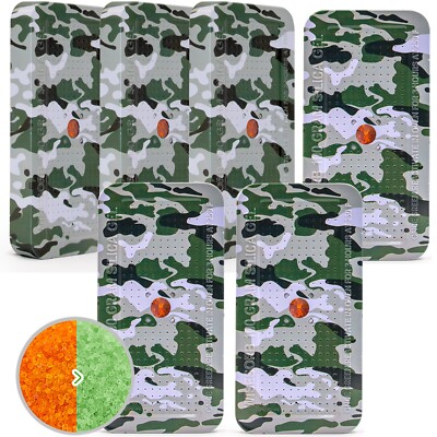 100g 6 Packs Silica Gel Canister Reusable Indicating Camo Desiccant Dehumidifier