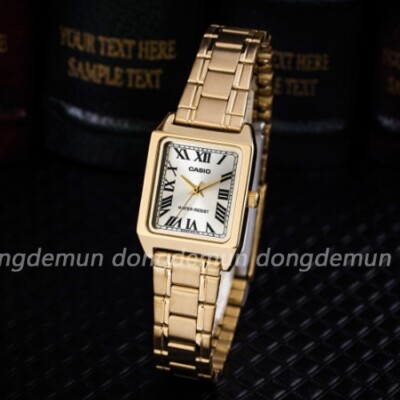 Casio Analog LTP-V007G-9BDF Women Watch Original New Metal Band