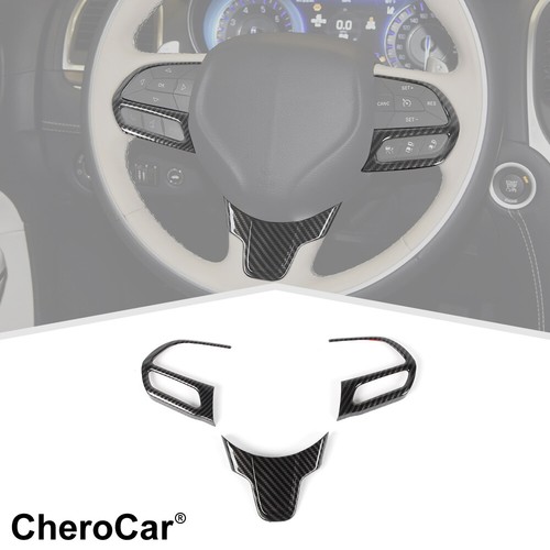 Carbon fiber Central Control Dash Decor Cover Trim Bezel for 2015+ Chrysler 300C - 第 17/371 張圖片
