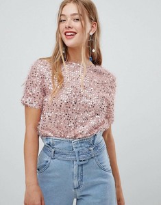 pink sequin tops
